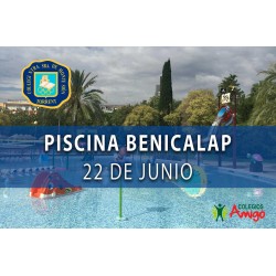 Piscina de Benicalap 22 de junio